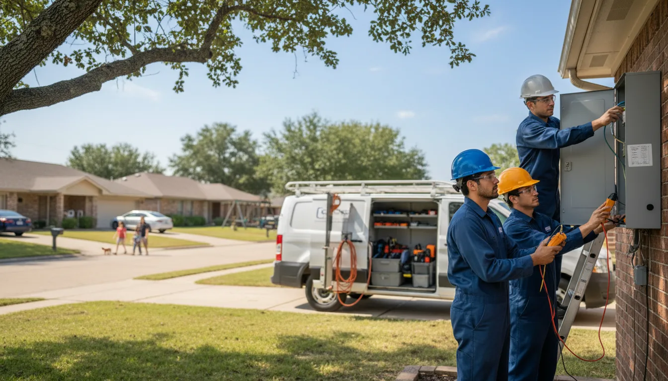 Certified electrician providing emergency electrical services in Axtell, UT